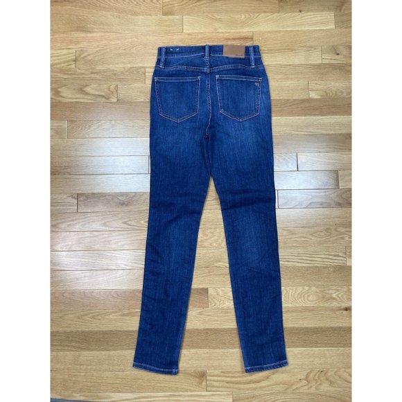 *Madewell 10" High Rise Skinny Jeans In Danny Wash Womens Size 25 Style #G7391 - Picture 7 of 11